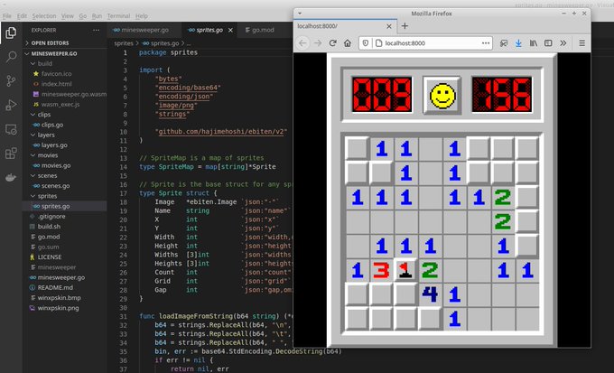 Programming minesweeper in Go